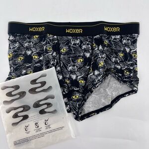 Woxer bold black cat size large new underwear